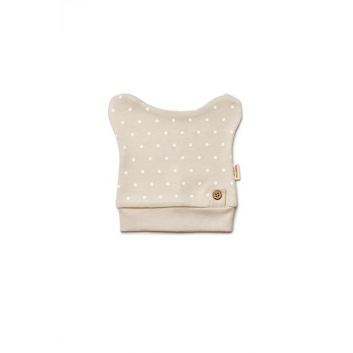 Bebek 3lü Şapka %100 Organik Pamuk Yenidoğan Serisi - Csy8127