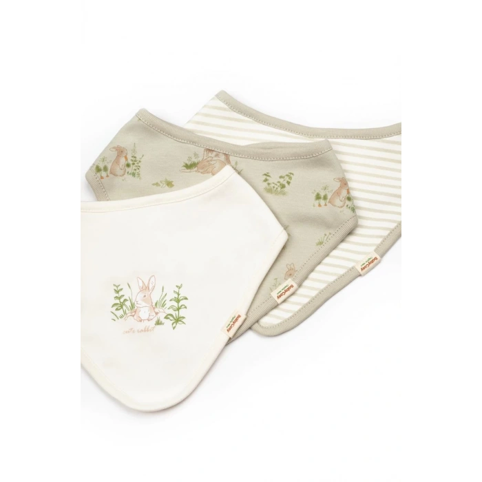 Bebek 3lü Fular %100 Organik Pamuk, Bebek ve Yenidoğan Serisi - CSY5960