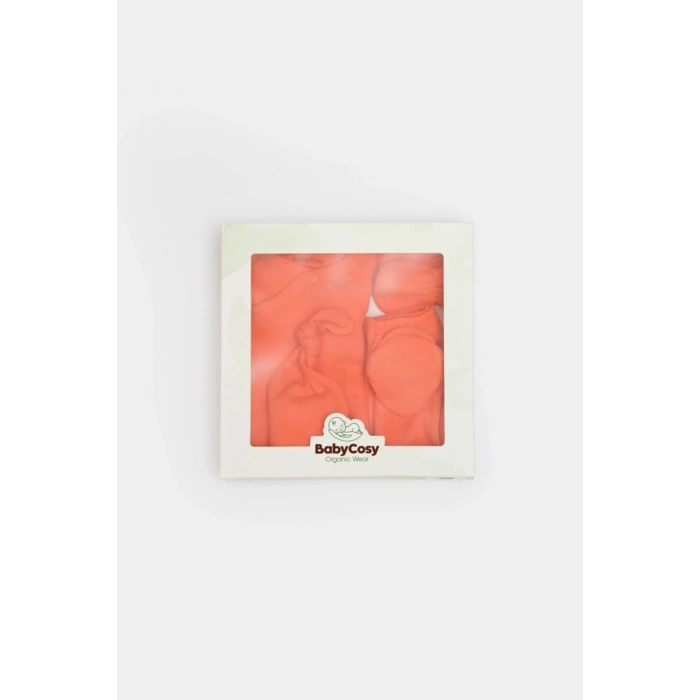 Bebek 4’lü Takım Pantolon, T-shirt, Şapka, Eldiven, Bebek ve Yenidoğan Serisi,Hastane Çıkış Seti