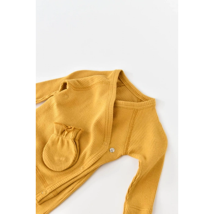 Bebek 4’lü Takım Pantolon, T-shirt, Şapka, Eldiven, Bebek ve Yenidoğan Serisi,Hastane Çıkış Seti