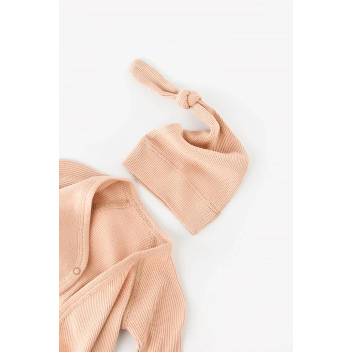 Bebek 4’lü Takım Pantolon, T-shirt, Şapka, Eldiven, Bebek ve Yenidoğan Serisi,Hastane Çıkış Seti