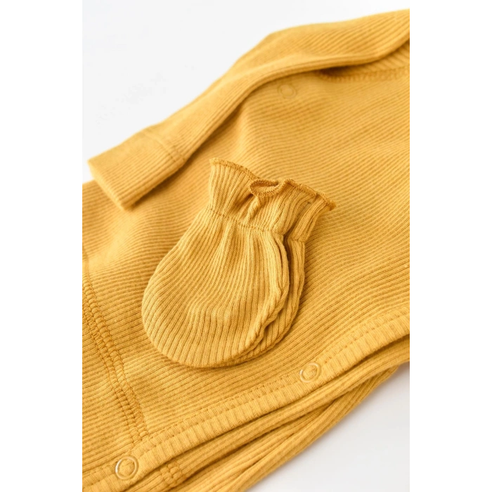 Bebek 4’lü Takım Pantolon, T-shirt, Şapka, Eldiven, Bebek ve Yenidoğan Serisi,Hastane Çıkış Seti