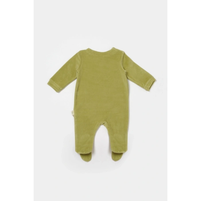 Bebek Ayaklı Tulum, %80 Organik Pamuk & %20 Polyester, Bebek ve Yenidoğan Serisi - CSYK6038