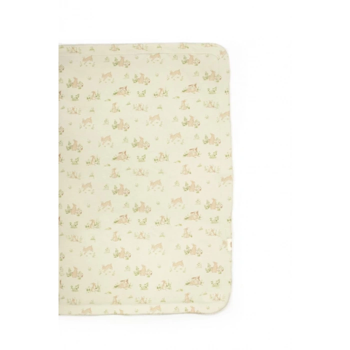 Bebek Battaniye %100 Organik Pamuk 85 x 85 cm, Bebek ve Yenidoğan Serisi - CSY5910