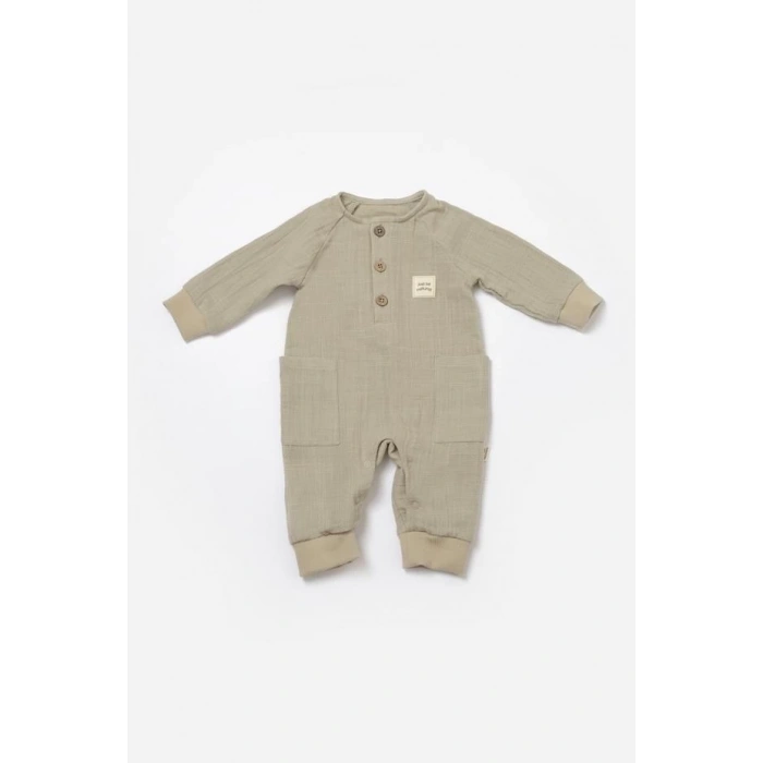 Bebek Cepli Tulum, %100 Pamuk, Bebek ve Yenidoğan Serisi - CSYM7037