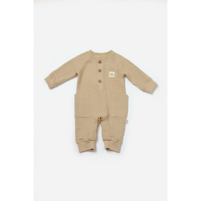 Bebek Cepli Tulum, %100 Pamuk, Bebek ve Yenidoğan Serisi - CSYM7038