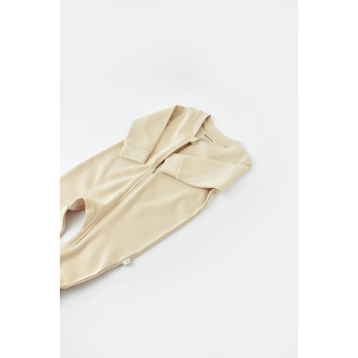 Bebek Fermuarlı Tulum, %100 Organik Pamuk, Bebek ve Yenidoğan Serisi - CSY3033