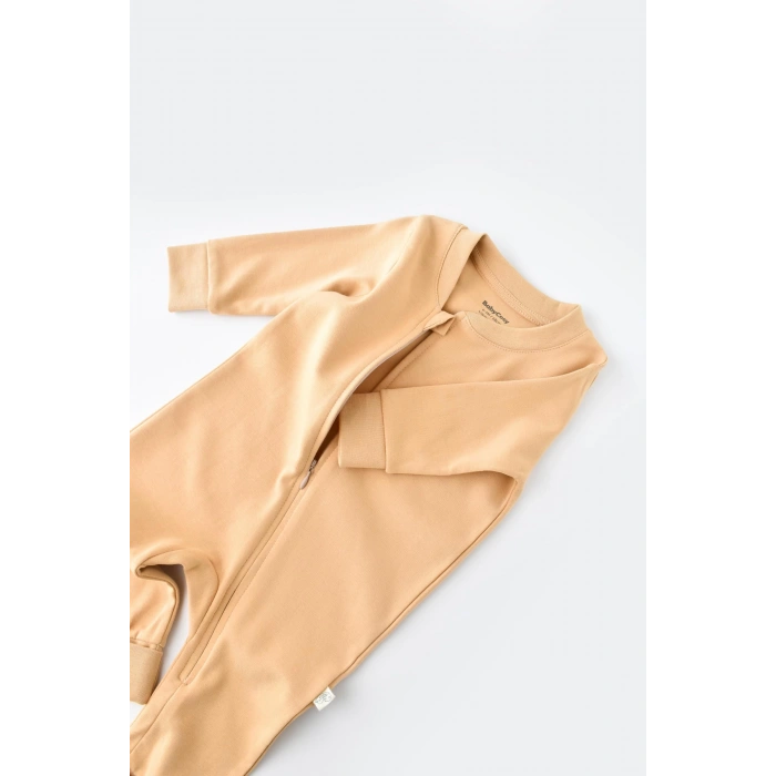 Bebek Fermuarlı Tulum, %100 Organik Pamuk, Bebek ve Yenidoğan Serisi - CSY3036