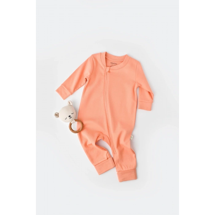 Bebek Fermuarlı Tulum, %100 Organik Pamuk, Bebek ve Yenidoğan Serisi - CSY3038