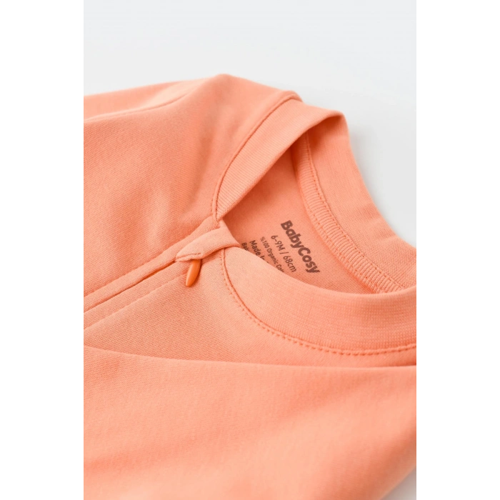 Bebek Fermuarlı Tulum, %100 Organik Pamuk, Bebek ve Yenidoğan Serisi - CSY3038