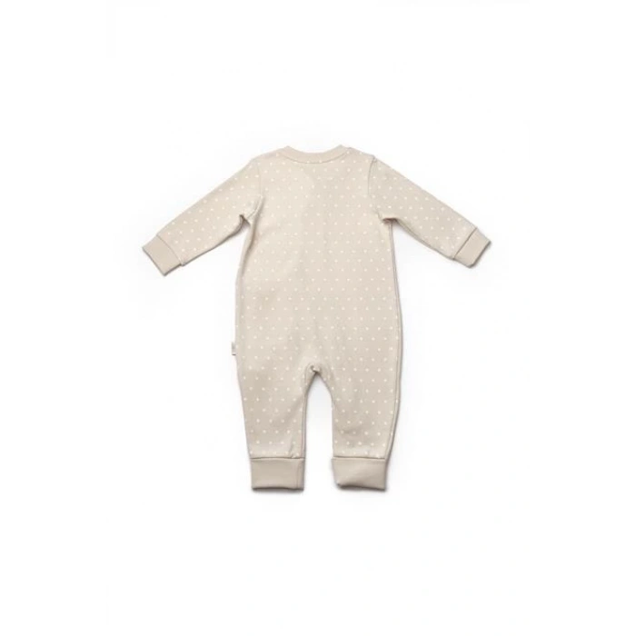 Bebek Fermuarlı Tulum, %100 Organik Pamuk, Bebek ve Yenidoğan Serisi - CSY8109