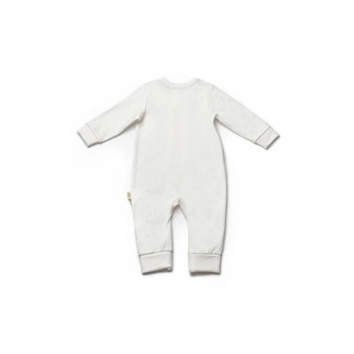 Bebek Fermuarlı Tulum, %100 Organik Pamuk, Bebek ve Yenidoğan Serisi - CSY8110