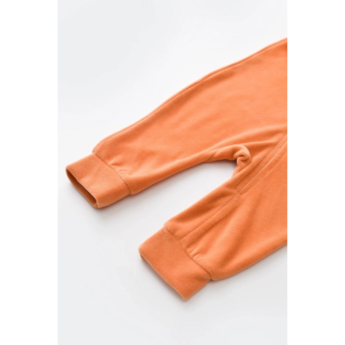 Bebek Kadife Fermuarlı Tulum, %80 Organik Pamuk, Bebek ve Yenidoğan Serisi - CSYK6030