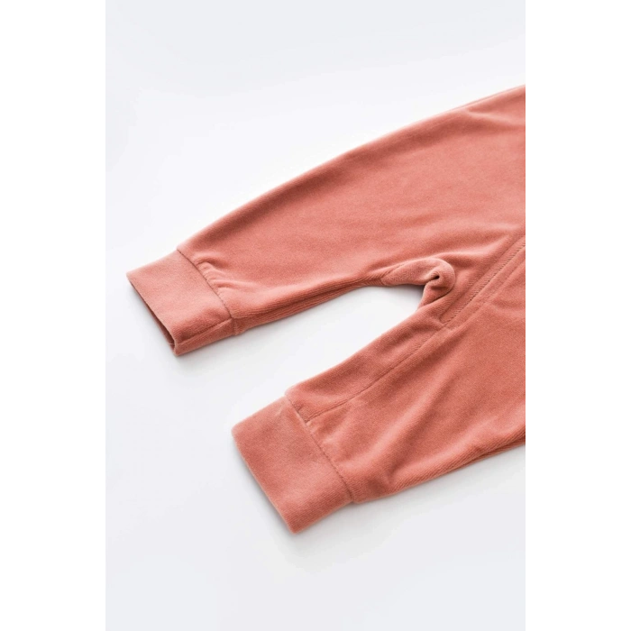 Bebek Kadife Fermuarlı Tulum, %80 Organik Pamuk, Bebek ve Yenidoğan Serisi - CSYK6031