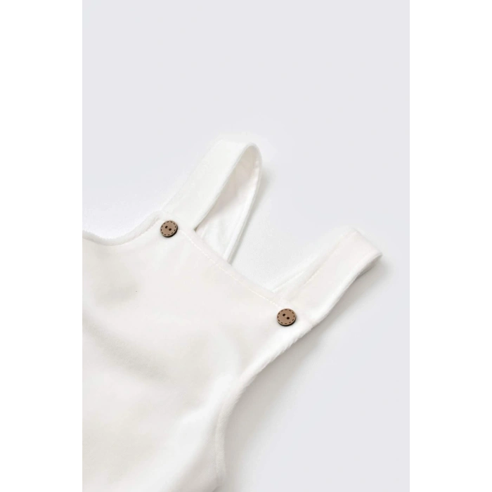 Bebek Kadife Salopet Tulum, %80 Organik Pamuk & %20 Polyester, Bebek ve Yenidoğan Serisi - CSYK6032