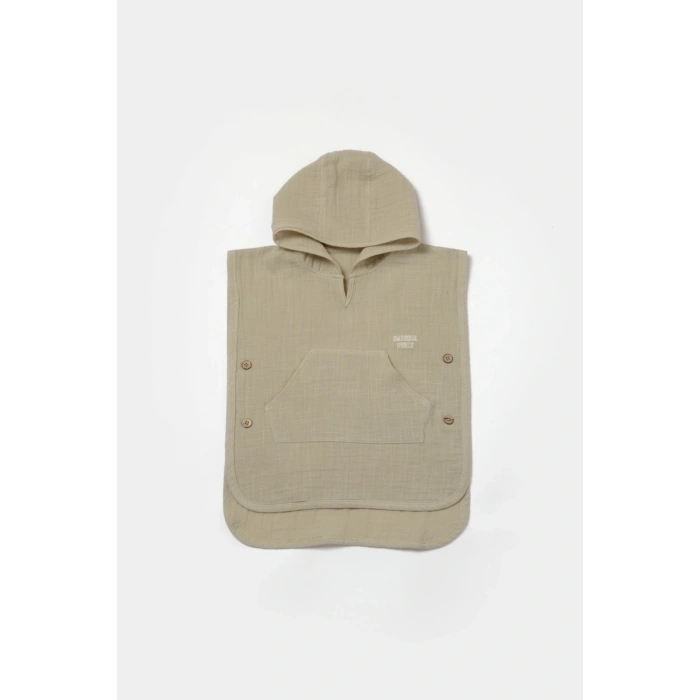 Bebek Kapüşonlu Plaj Havlusu, %100 Pamuk, Bebek ve Yenidoğan Serisi - CSYM7055