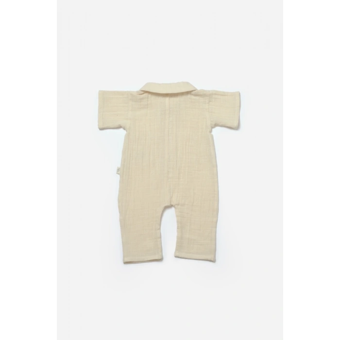 Bebek Kısa Kollu Tulum, %100% pamuk, Bebek ve Yenidoğan Serisi - CSYM7039