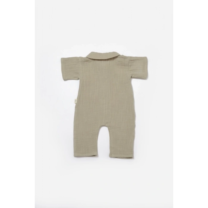 Bebek Kısa Kollu Tulum, %100 Pamuk, Bebek ve Yenidoğan Serisi - CSYM7040