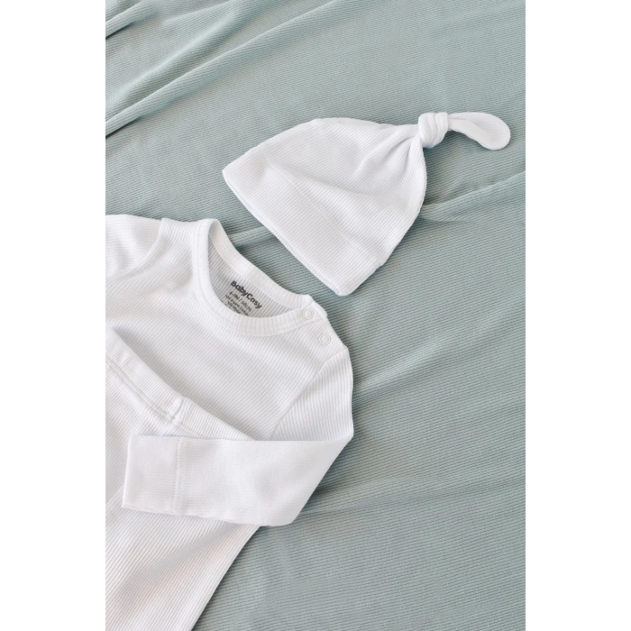 Bebek Pantolon & Uzun Kollu Body & Şapka Takımı, Bebek ve Yenidoğan Serisi - CSYM22511