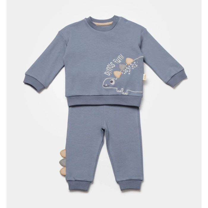 Bebek Pantolon ve Uzun Kollu Gömlek Takımı, %100 Organik Pamuk, Bebek ve Yenidoğan Serisi - CSY2016