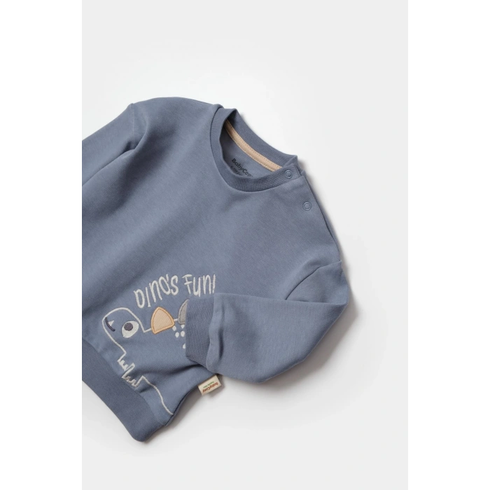 Bebek Pantolon ve Uzun Kollu Gömlek Takımı, %100 Organik Pamuk, Bebek ve Yenidoğan Serisi - CSY2016