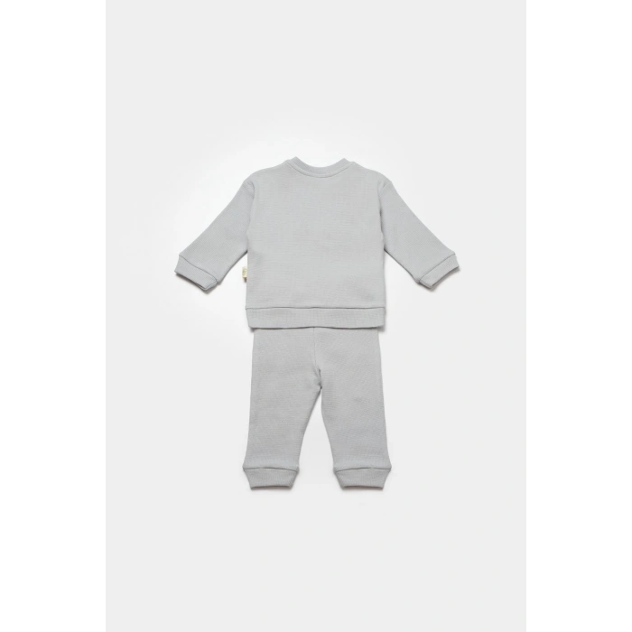 Bebek Pantolon ve Uzun Kollu Gömlek Takımı, %100 Organik Pamuk, Bebek ve Yenidoğan Serisi - CSYW1024