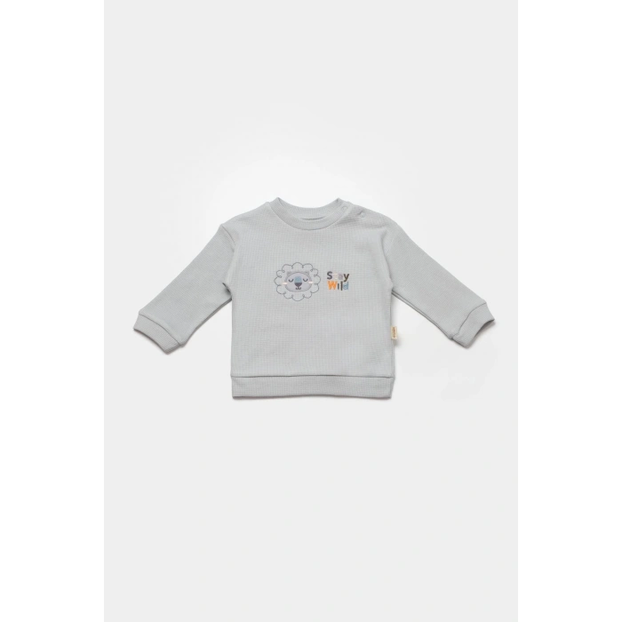 Bebek Pantolon ve Uzun Kollu Gömlek Takımı, %100 Organik Pamuk, Bebek ve Yenidoğan Serisi - CSYW1024