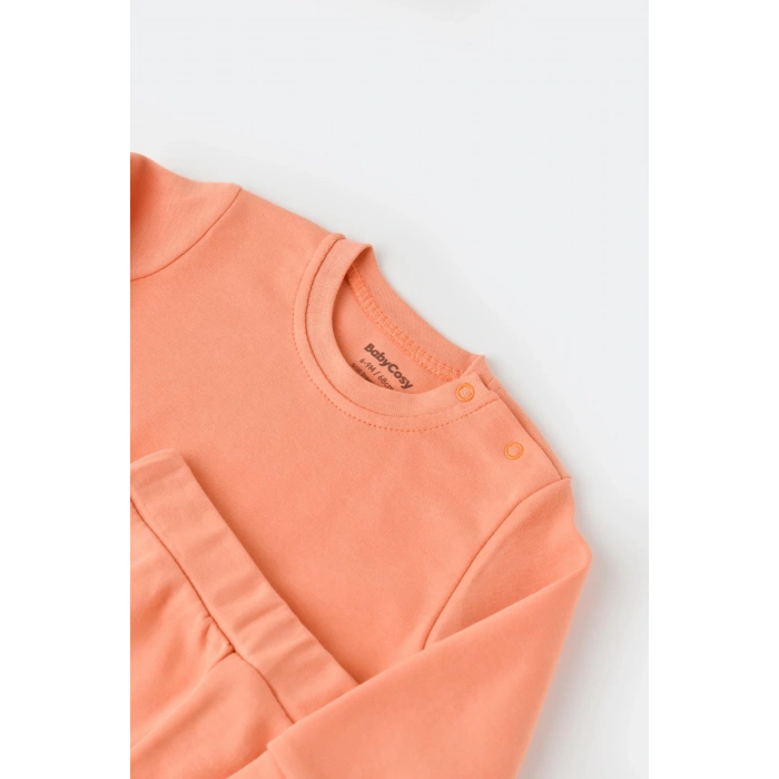 Bebek Pantolon ve Uzun Kollu Tişört Seti, %100 Organik Pamuk, Bebek ve Yenidoğan Serisi - CSY3032