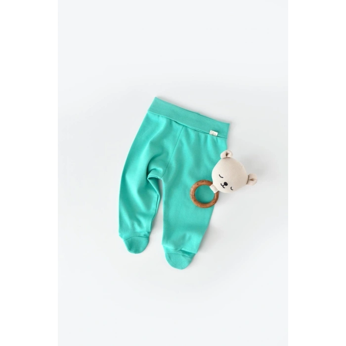 Bebek Patikli Pantolon, %100 Organik Pamuk, Bebek ve Yenidoğan Serisi - CSY5614