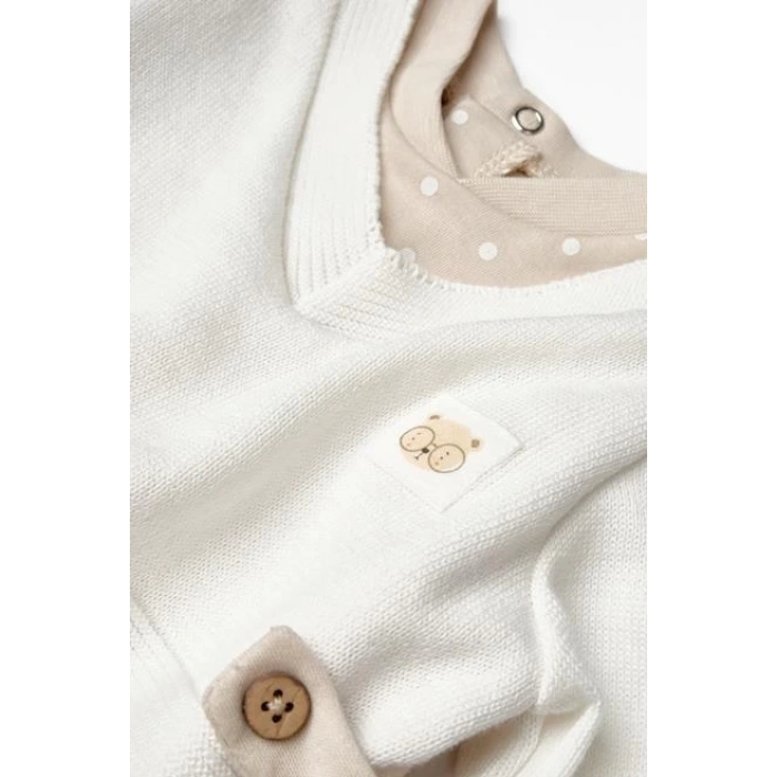 Bebek Patikli Tulum %100 Organik Pamuk, Bebek-Yenidoğan Serisi -CSY8106