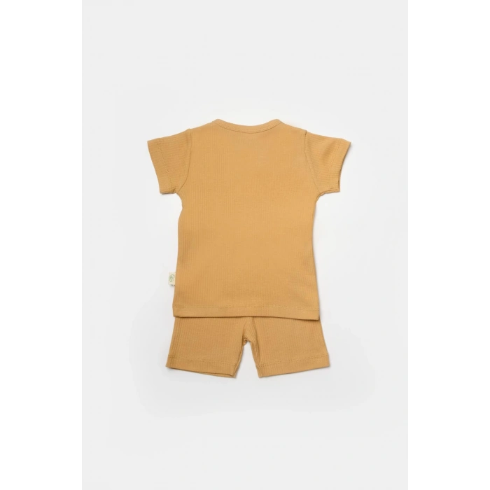 Bebek Şort ve Tişört Takımı, %50 Bambu - %50 Organik Pamuk, Bebek ve Yenidoğan Serisi - CSYB9042