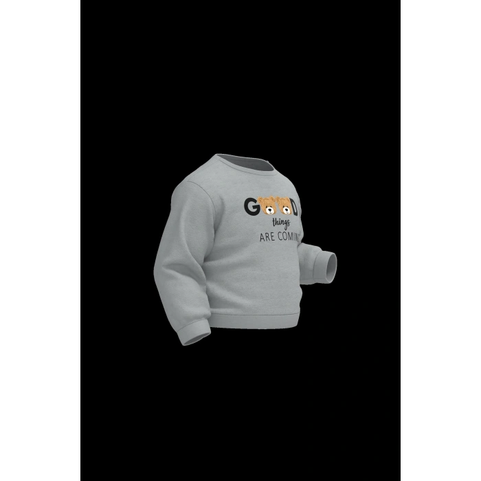 Bebek Uzun Kollu Tişört, %100 Organik Pamuk, Bebek ve Yenidoğan Serisi - CSY8012