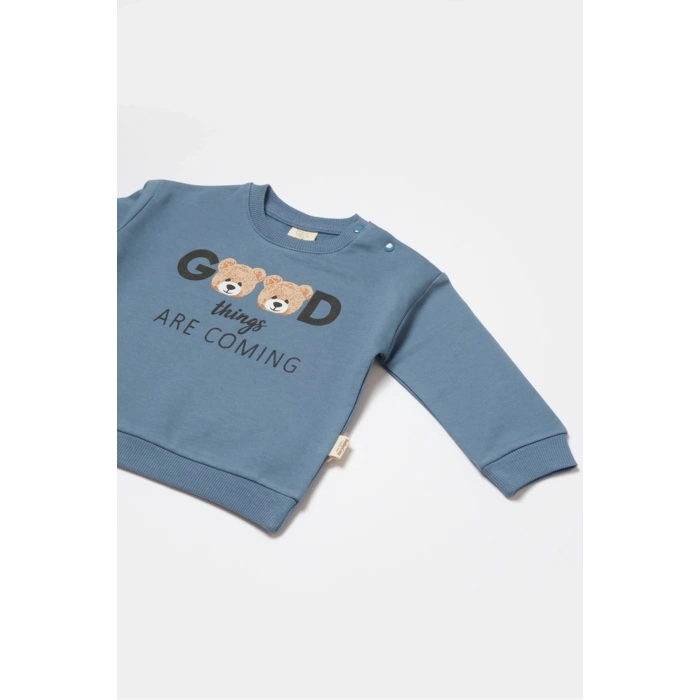 Bebek Uzun Kollu Tişört, %100 Organik Pamuk, Bebek ve Yenidoğan Serisi - CSY8013