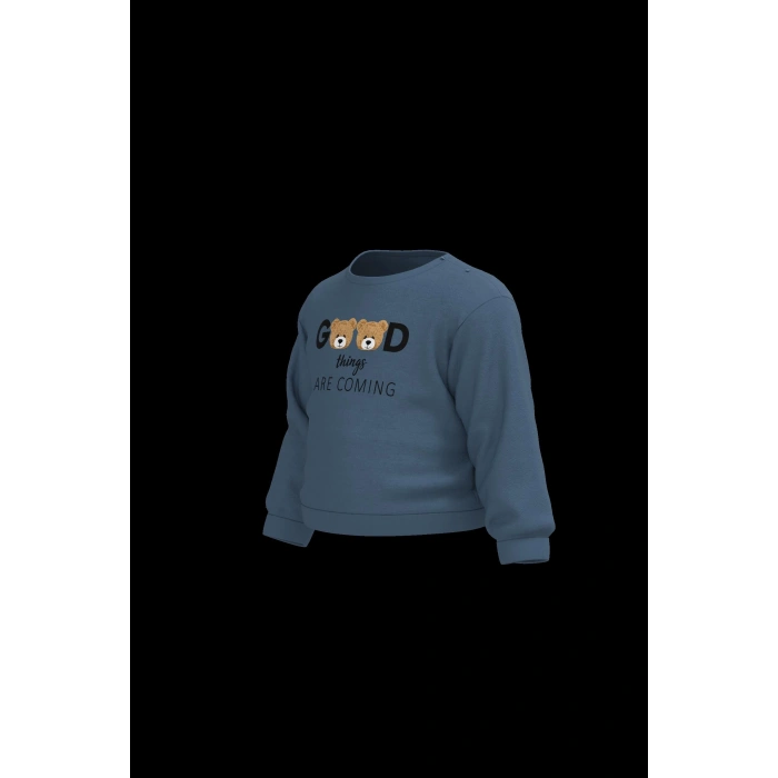 Bebek Uzun Kollu Tişört, %100 Organik Pamuk, Bebek ve Yenidoğan Serisi - CSY8013