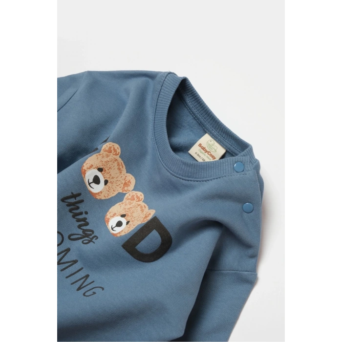 Bebek Uzun Kollu Tişört, %100 Organik Pamuk, Bebek ve Yenidoğan Serisi - CSY8013