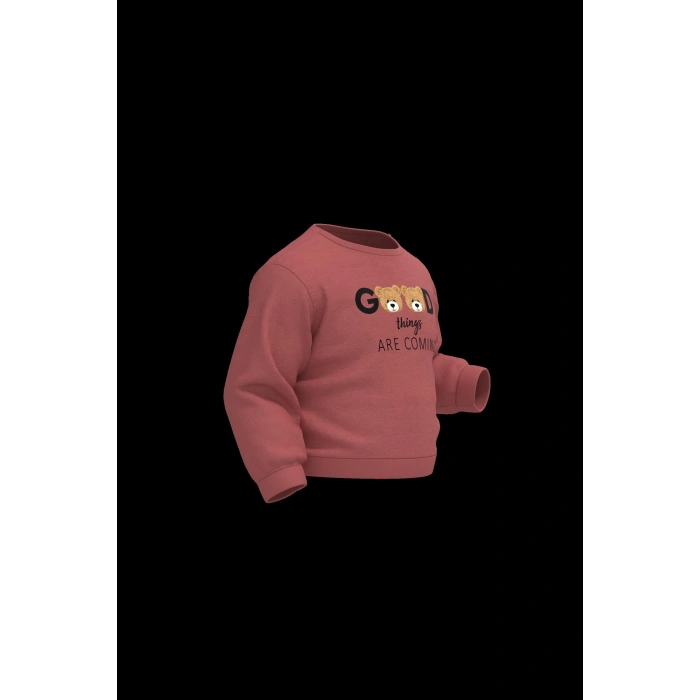 Bebek Uzun Kollu Tişört, %100 Organik Pamuk, Bebek ve Yenidoğan Serisi - CSY8014