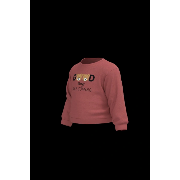 Bebek Uzun Kollu Tişört, %100 Organik Pamuk, Bebek ve Yenidoğan Serisi - CSY8014