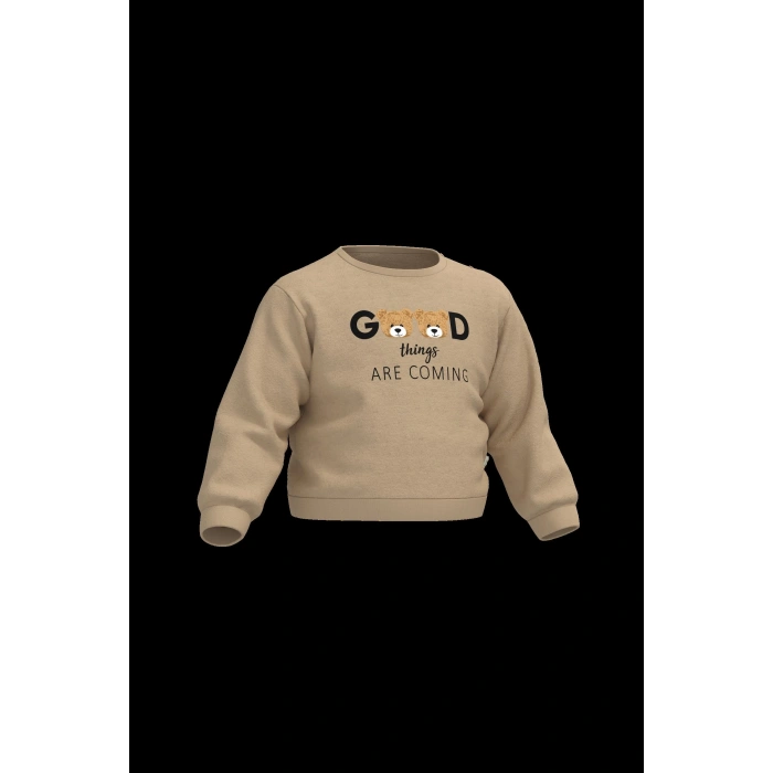 Bebek Uzun Kollu Tişört, %100 Organik Pamuk, Bebek ve Yenidoğan Serisi - CSY8015