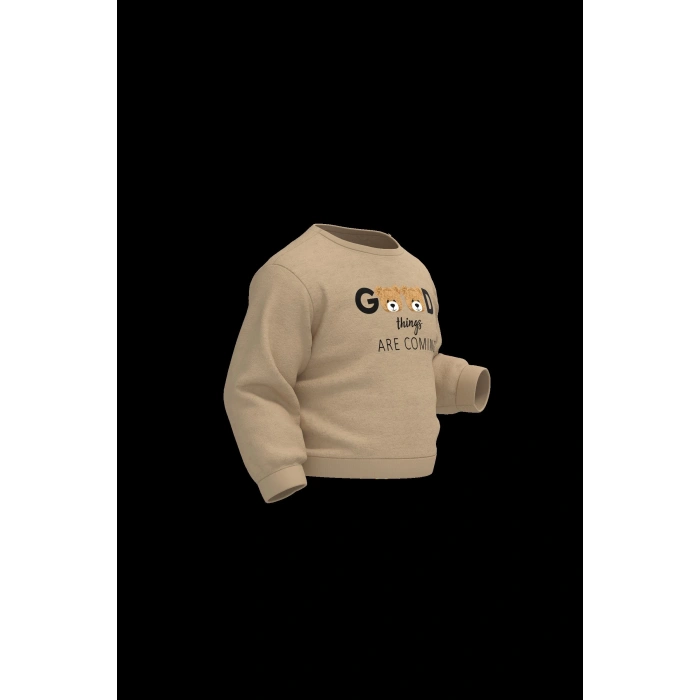 Bebek Uzun Kollu Tişört, %100 Organik Pamuk, Bebek ve Yenidoğan Serisi - CSY8015