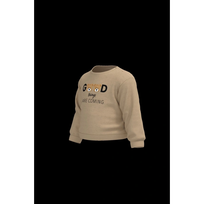 Bebek Uzun Kollu Tişört, %100 Organik Pamuk, Bebek ve Yenidoğan Serisi - CSY8015