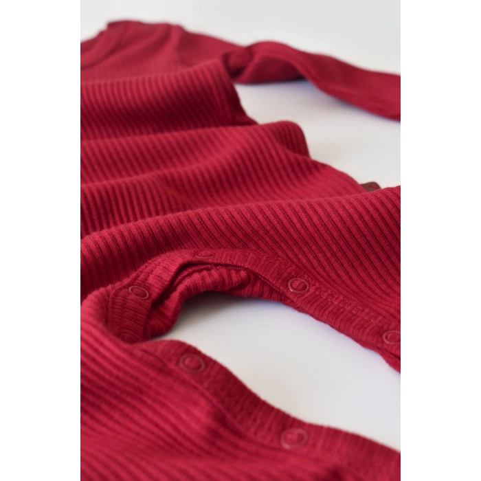 Bebek Uzun Kollu Tulum, %50 Modal Kumaş - %50 Organik Pamuk, Bebek ve Yenidoğan Serisi - CSYM11410