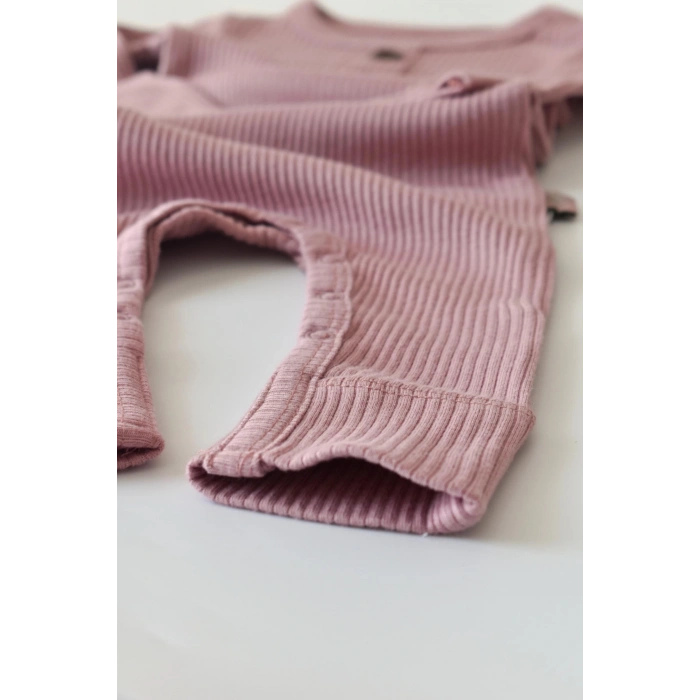 Bebek Uzun Kollu Tulum, %50 Modal Kumaş - %50 Organik Pamuk, Bebek ve Yenidoğan Serisi - CSYM11411