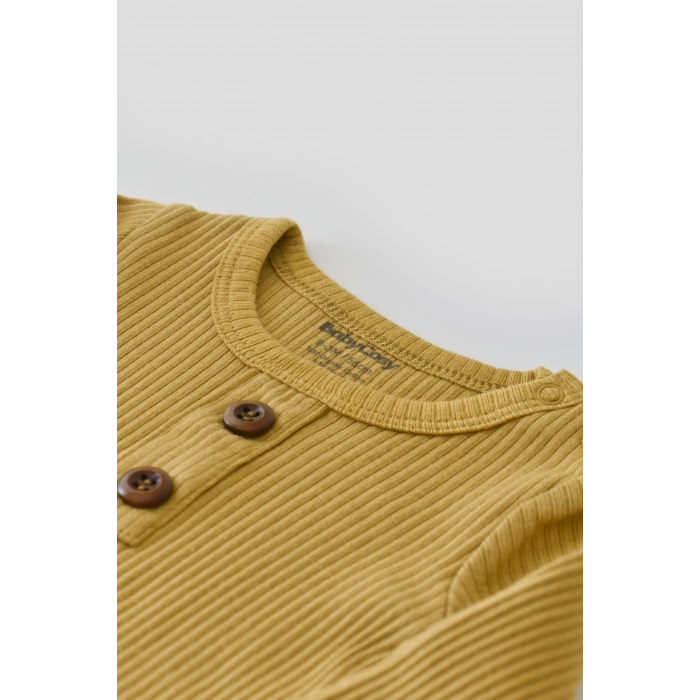 Bebek Uzun Kollu Tulum, %50 Modal Kumaş - %50 Organik Pamuk, Bebek ve Yenidoğan Serisi - CSYM11413