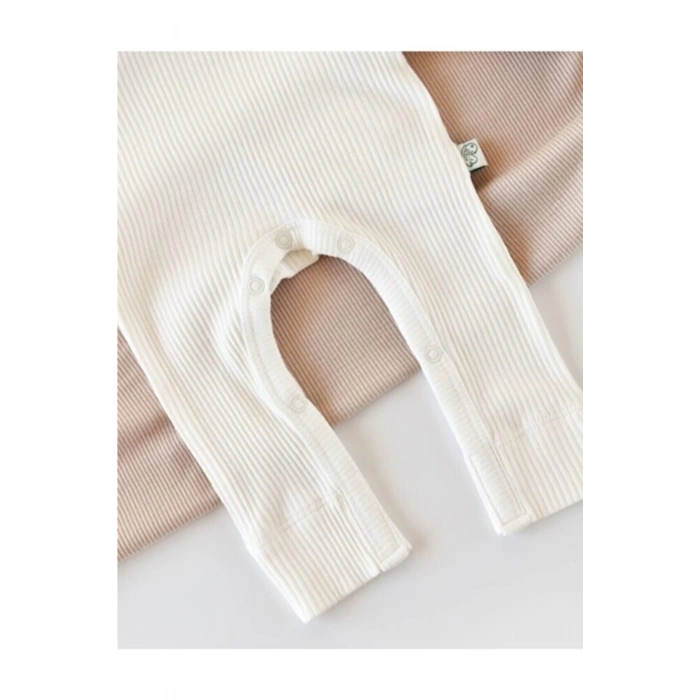 Bebek Uzun Kollu Tulum, %50 Modal Kumaş - %50 Organik Pamuk, Bebek ve Yenidoğan Serisi - CSYM11418