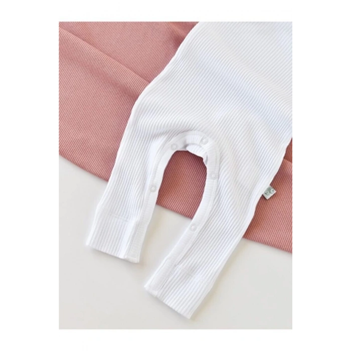 Bebek Uzun Kollu Tulum, %50 Modal Kumaş - %50 Organik Pamuk, Bebek ve Yenidoğan Serisi - CSYM11419