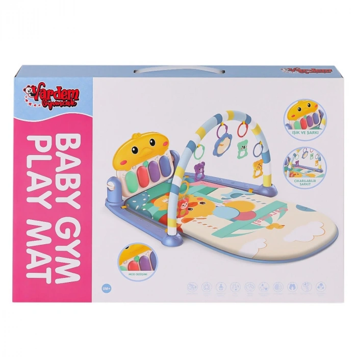 BIB-698-93-94 Pianolu Ördek Bebek Oyun Halısı