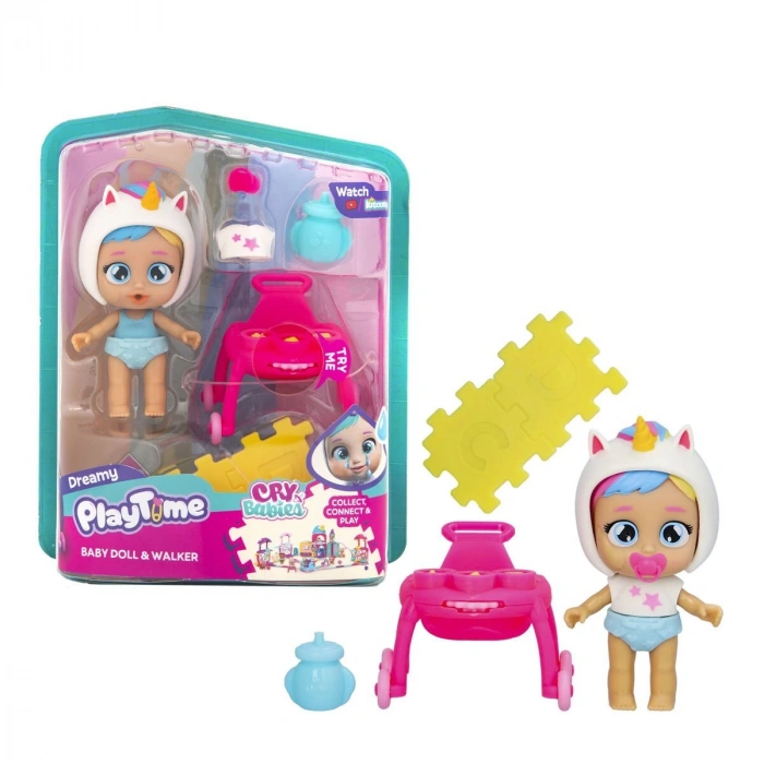 CYP05000 Cry Babies Play Time Mini Dreamy Bebek ve Yürüteci