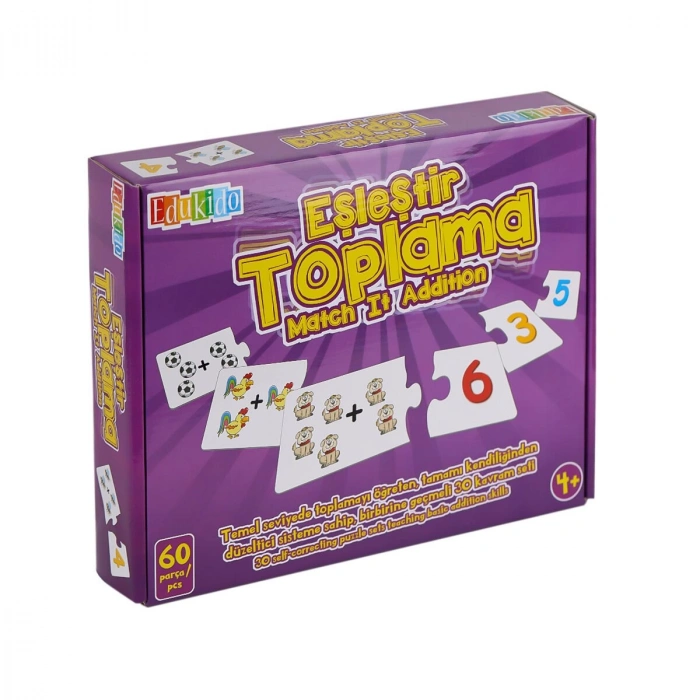 EDU-1007 Eşleştir Toplama 60 Parça -Chiva