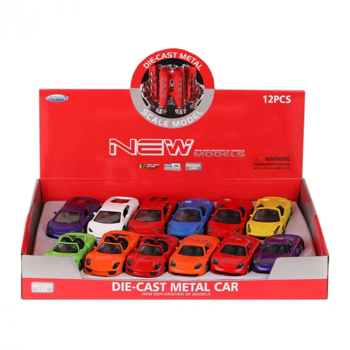 FY6038-12D Metal Çek Bırak Araba -Kidmar Oyuncak