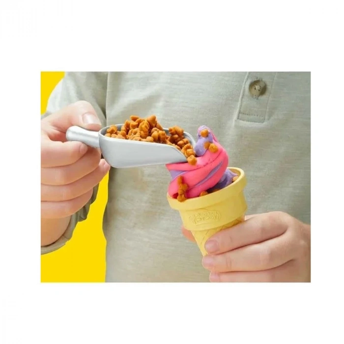 G0028 Play-Doh Gökkuşağı Dondurma Makinesi Oyun Seti+3 yaş
